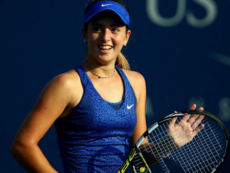 Catherine Bellis gây bất ngờ tại US Open.
